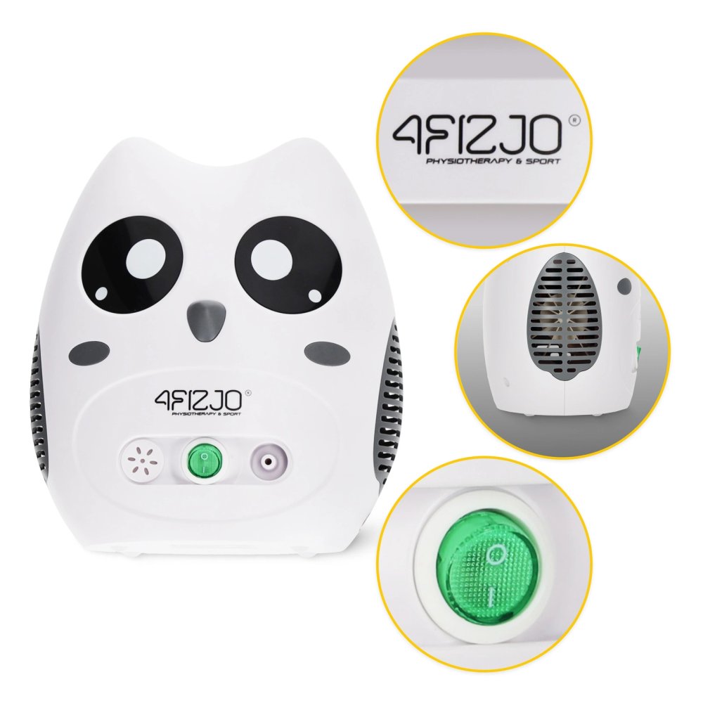 Детский компрессорный ингалятор-небулайзер 4FIZJO KID SOWA (2)