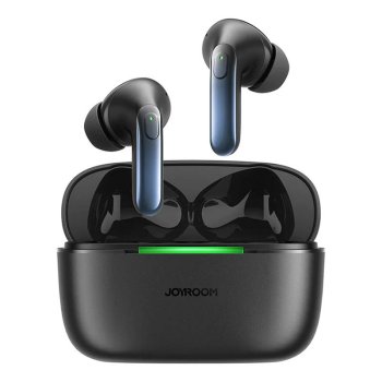 Joyroom JR-BC1 ANC Bezvadu TWS Austiņas Ausis ar Uzlādes Kasti, Melns | Wireless Bluetooth Earphones Earbuds