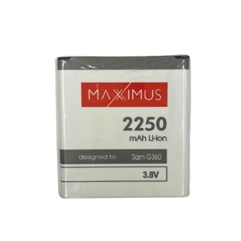 Samsung G360 Core Prime akumulators Maxximus 2250mAh EB-BG360BBC