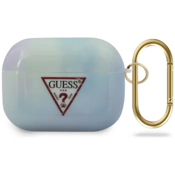 Guess AirPods Pro maciņš Tie & Dye Collection, zils