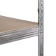 Humberg HR-815 Metal Storage Shelving Unit 222x110x50 cm, Silver