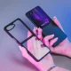 Чехол 3mk Satin Armor Case+ для Samsung Galaxy Z Flip 7, Прозрачный черный