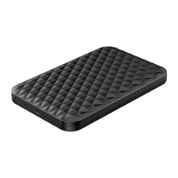 Ārējais 2.5" SATA HDD/SSD diska korpuss USB 3.1 Type-C, melns