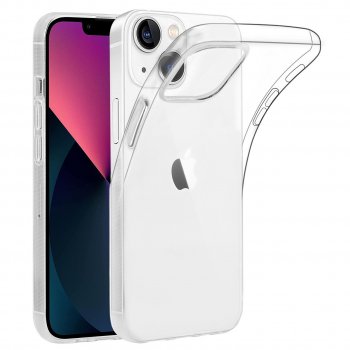 Apple iPhone 13 6.1'' Slim 2mm TPU Case Cover, Transparent | Caurspīdīgs Silikona Vāciņš Maciņš Apvalks Bampers