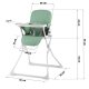 Ricokids Nuco Baby High Chair with Removable Tray, Green
