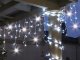 LED gaismas aizkars 300 LED, auksti balts, 10m, savienojams