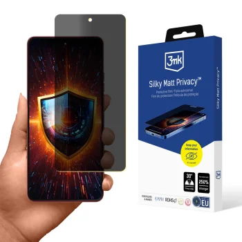 3mk Silky Matt Privacy ekrāna aizsargplēve priekš Motorola Moto G86 / G86 Power