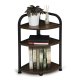 3-Tier Corner Shelf Unit Industrial Bookcase Stand ModernHome