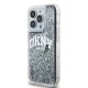 Чехол DKNY для iPhone 13 / 13 Pro Liquid Glitter Big Logo, черный