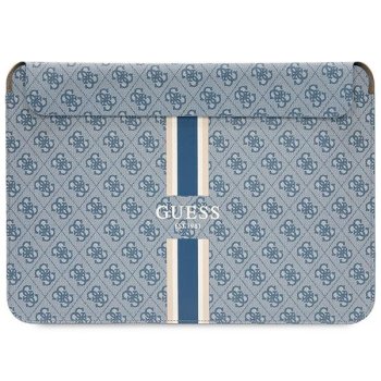 Guess 4G Printed Stripes klēpjdatora vāciņš līdz 14", zils