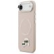 Karl Lagerfeld Karl & Choupette Pins MagSafe vāciņš iPhone, Air Pink