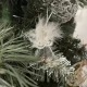 Новогодние украшения ангелы из стекла с перьями Ruhhy, прозрачные, 6...