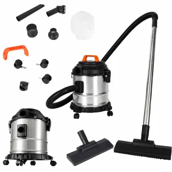 Universāls darbnīcas putekļsūcējs mitrai un sausai uzkopšanai 20 L, 22 000 Pa, 2000 W