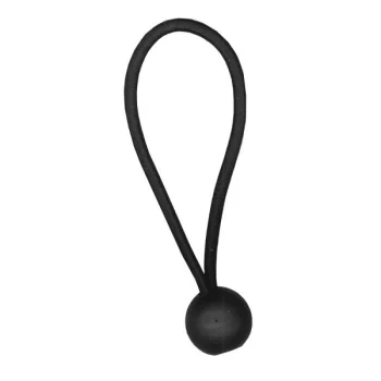 Elastic Fence Attachment Ties, Black, 10 pcs