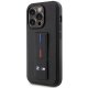 BMW iPhone 14 Pro vāciņš Grip Stand Hot Stamp, melns