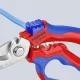 KNIPEX 95 05 20 SB Angled Electrician Scissors, 160 mm
