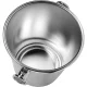 Alessi 5052 nerūsējošā tērauda vīna dzesētājs, sudraba