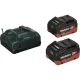 Akumulatora triecienuzgriežņatslēga Metabo SSW 18 LTX 1750 BL 18V 2x 5.5 Ah