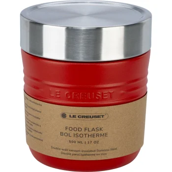Le Creuset On The Go termotrauks ēdienam 500 ml, cerise sarkans