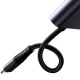 Joyroom SY-L02 2-in-1 Lightning audio un uzlādes adapteris, melns