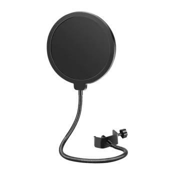 Neewer Microphone Pop Filter 40036394EU B-3 with Flexible Arm, Black