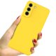 Samsung Galaxy S21 FE 5G (SM-G990B/DS) IMAK Colorful Soft Case UC-2 Series Cover Case, Yellow | Telefona Silikona...