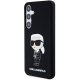 Karl Lagerfeld Samsung Galaxy S24+ Case Silicone Ikonik, Black