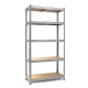 Humberg HR-812 metāla noliktavas plauktu komplekts, 2 gab., 180x90x40 cm