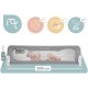 Nukido Toddler Bed Rail Guard for Kids 200 cm, Gray