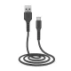 SBS LTHL200 USB-A - Micro-USB kabelis 1m, melns