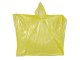 Waterproof Rain Poncho with Hood for Adults, Lightweight, Yellow