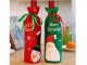Christmas Bottle Cover Snowman, Red