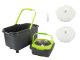 360° Rotating Mop with Bucket, Dispenser and 2 Microfiber Pads