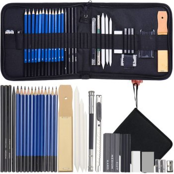 Maaleo 32-Piece Professional Sketching Set in Pencil Case