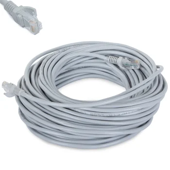 Cat5e Ethernet LAN kabelis RJ45, 20 m pelēks