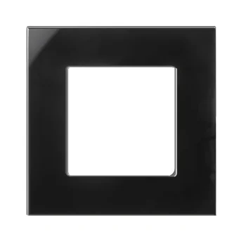 Stikla montāžas rāmis Maclean MCE730B, vienvietīgs, 86 x 86 mm, melns