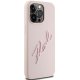 Apple iPhone 15 Pro 6.1\'\' Karl Lagerfeld Silicone Karl Script Cover Case, Pink | Telefona Vāciņš Maciņš Apvalks...