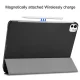 Apple iPad Pro 11\'\' (2024) (A2837 A2925) PU Leather Protective Tri-fold Book Case Cover, Black | Чехол...