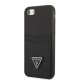 Guess iPhone 7/8/SE 2020/SE 2022 vāciņš Saffiano Triangle Melns