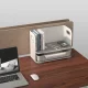 Настольный органайзер с выдвижным ящиком Ergo Office ER-440, белый