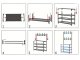 Metāla 5-līmeņu Pakaramais Apģērbiem, Apaviem, Somām | 5-Level Metal Rack Hanger