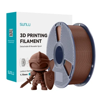 Sunlu PLA+ 3D drukas pavediens 1.75 mm, Chocolate