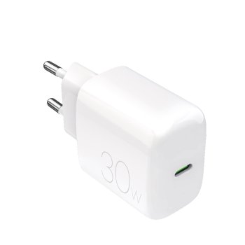 Puro PROLITE 30W USB-C sienas lādētājs – balts