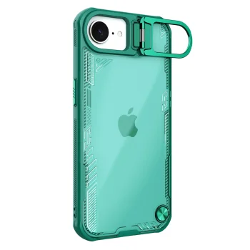 Nillkin Iceblade Prop vāciņš ar statīvu iPhone 16e / 17e, zaļš