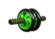 Гимнастический ролик для пресса 4Fizjo AB Wheel, черно-зеленый