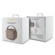 Guess 4G Leather Script Logo Mini Bluetooth Speaker, Brown