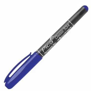 Permanentais marķieris Pica Permanent-Pen M, 1.0 mm, zils