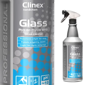 Profesionāls šķidrums stikla, spoguļu un stikla tīrīšanai bez svītrām CLINEX Glass 1L | Professional liquid...