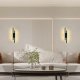 Double LED Wall Lamp ZD142, Warm White, Black