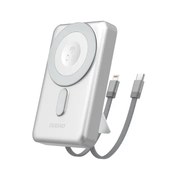 Внешний аккумулятор Dudao K29 10000mAh PD 20W MagSafe со штативом, серебристый
